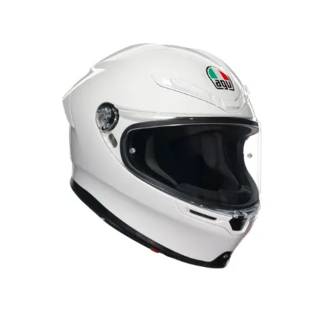 AGV K6 S Mono Kapalı Motosiklet Kaskı Beyaz resmi