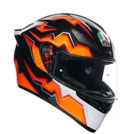 AGV K1 S Kripton Kapalı Motosiklet Kaskı Turuncu Siyah resmi