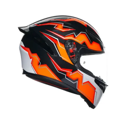 AGV K1 S Kripton Kapalı Motosiklet Kaskı Turuncu Siyah resmi