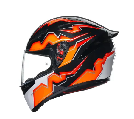 AGV K1 S Kripton Kapalı Motosiklet Kaskı Turuncu Siyah resmi