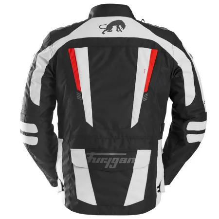 Furygan Apalaches EVO 4 Mevsim Motosiklet Montu Siyah Kırmızı resmi