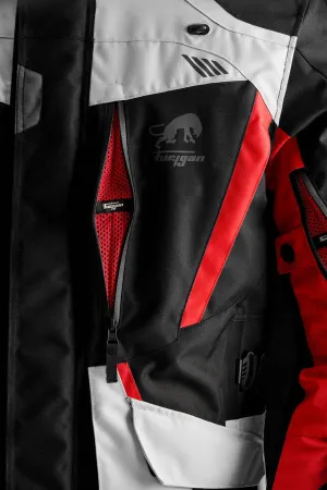 Furygan Apalaches EVO 4 Mevsim Motosiklet Montu Siyah Kırmızı resmi