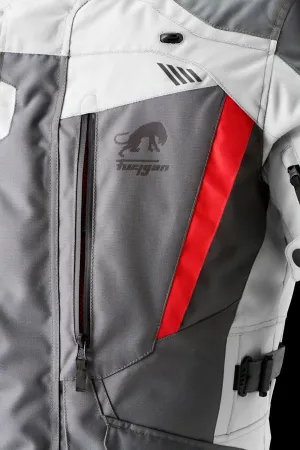 Furygan Apalaches EVO 4 Mevsim Motosiklet Montu Gri Kırmızı resmi