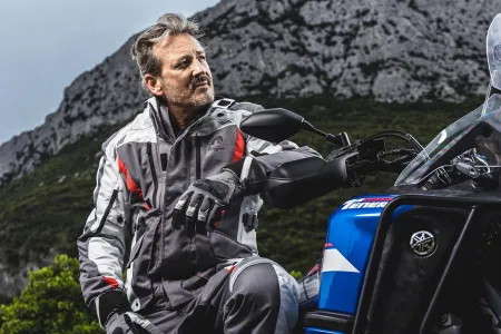 Furygan Apalaches EVO 4 Mevsim Motosiklet Montu Gri Kırmızı resmi